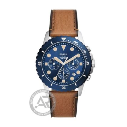 FOSSIL FB-01 Brown Leather Chronograph