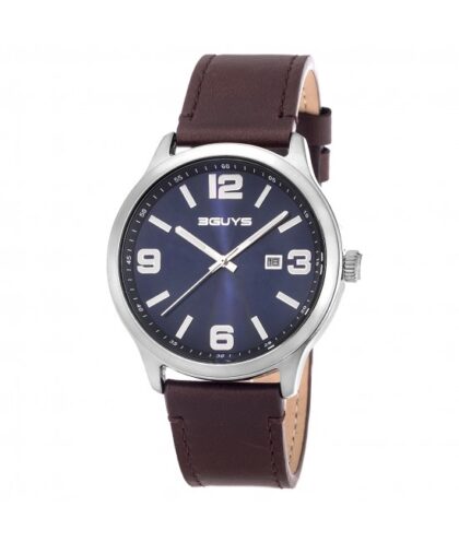 3GUYS Brown Leather Strap