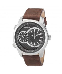 3GUYS Brown Leather Strap