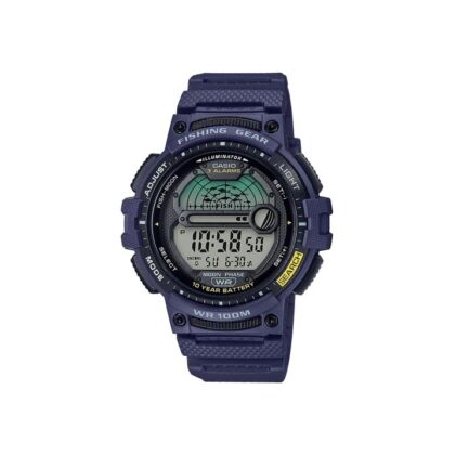 CASIO Collection Blue Rubber Strap