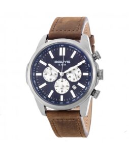 3GUYS Brown Leather Strap