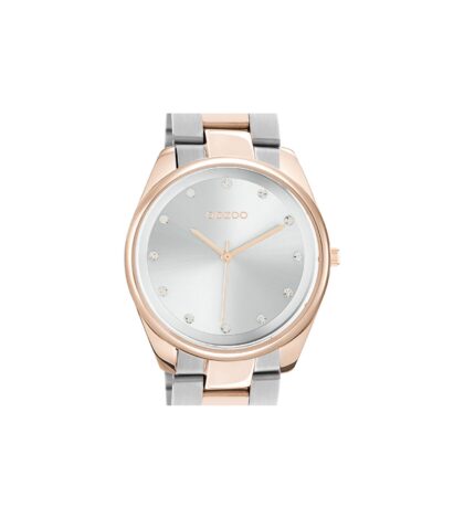 OOZOO Timepieces Crystals Two Tones Bracelet