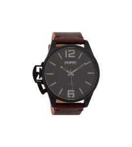 OOZOO Steel XXL Brown Leather Strap