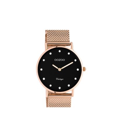 OOZOO Vintage Crystals Rose Gold Metal Bracelet