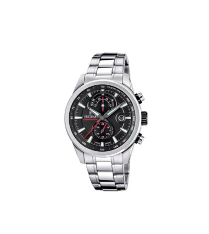 FESTINA TIMELESS Chronograph Silver Stainless Steel Bracelet