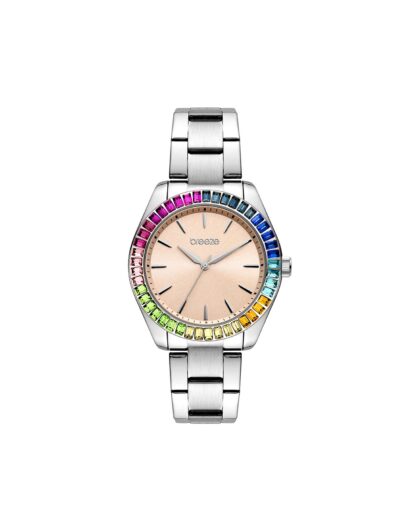 BREEZE  Prismatic Crystals Silver Stainless Steel
