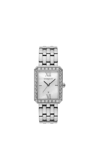 VOGUE Octagon Silver Stainless Steel Bracelet