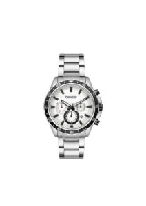 BREEZE Chronium Silver Stainless Steel Bracelet