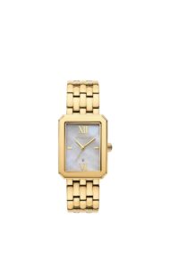 VOGUE Octagon Gold Stainless Steel Bracelet