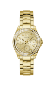 GUESS Ladies Crystals Gold Stainless Steel Bracelet