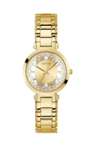 GUESS Crystals Clear Gold Stainless Steel Bracelet