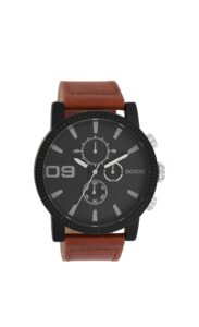 OOZOO Timepieces Brown Leather Strap