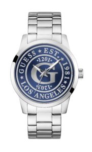 GUESS Collegiate G Silver Stainless Steel Bracelet