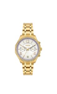 BREEZE Crystal Gold Stainless Steel