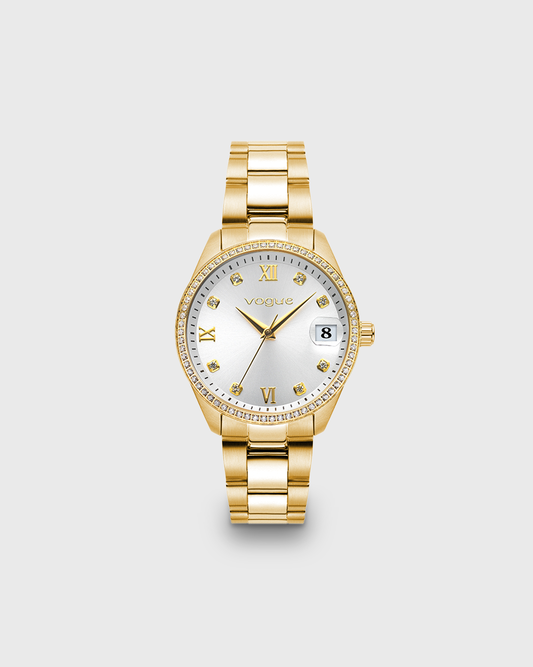 VOGUE Reina Medium Gold Stainless Steel Bracelet