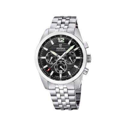 FESTINA Chronograph Silver Stainless Steel Bracelet