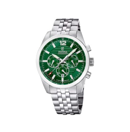 FESTINA Chronograph Silver Stainless Steel Bracelet
