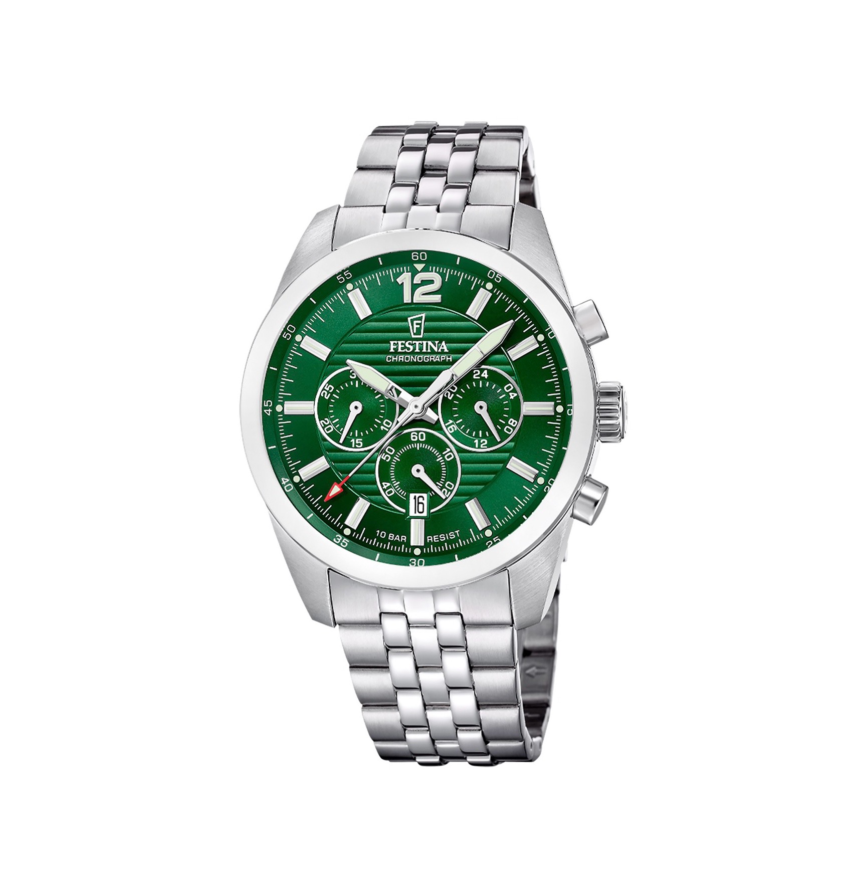 FESTINA Chronograph Silver Stainless Steel Bracelet