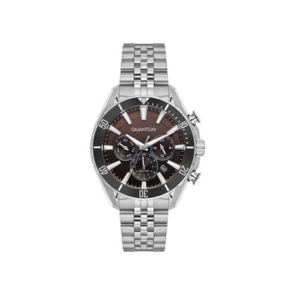 QUANTUM POWERTECH Silver Stainless Steel Bracelet