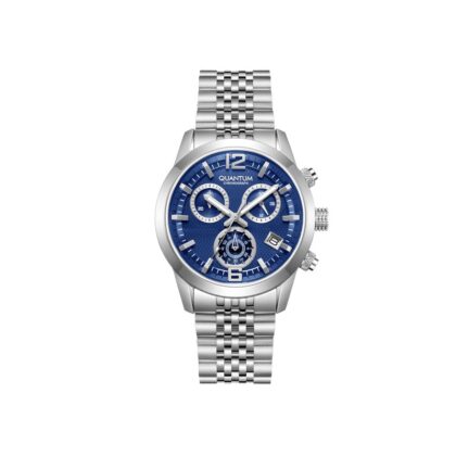 QUANTUM ADRENALINE Silver Stainless Steel Bracelet