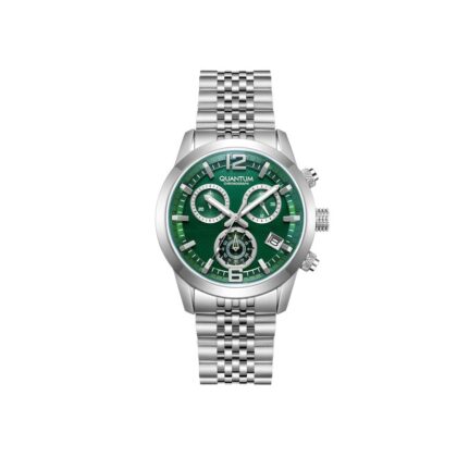 QUANTUM ADRENALINE Silver Stainless Steel Bracelet
