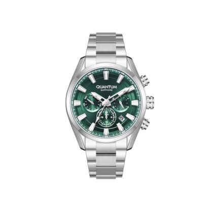 QUANTUM ADRENALINE Silver Stainless Steel Bracelet