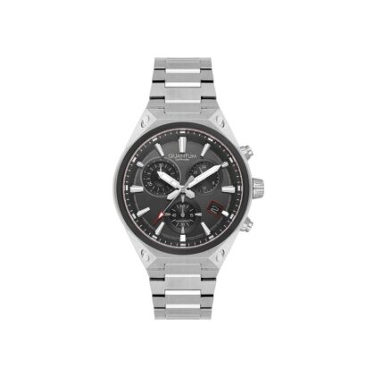 QUANTUM HUNTER Silver Stainless Steel Bracelet