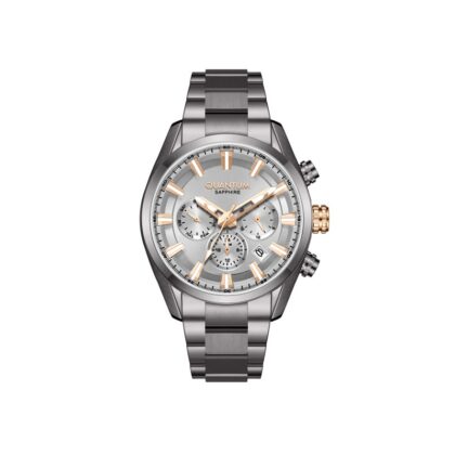QUANTUM ADRENALINE Grey Stainless Steel Bracelet