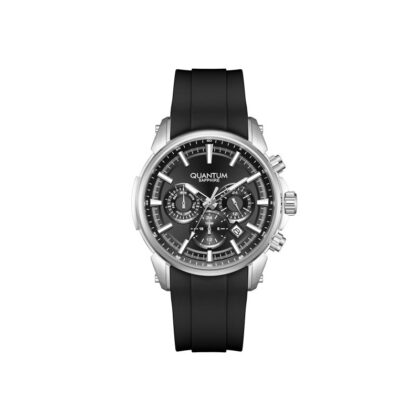 QUANTUM POWERTECH Black Silicone Strap