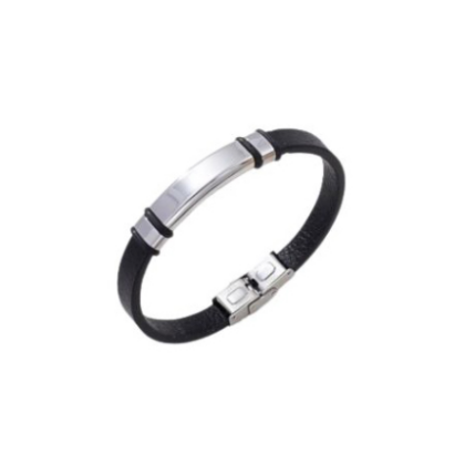 PUPPIS Leather Strap Bracelet