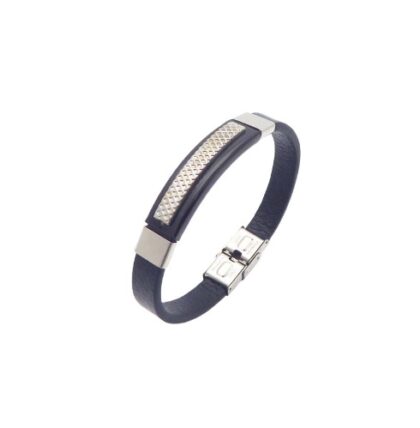 PUPPIS Leather Strap Bracelet
