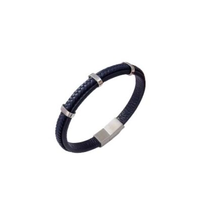 PUPPIS Leather Strap Bracelet